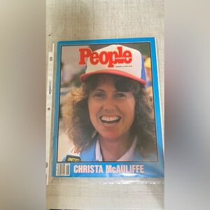 People weekly magazine Christa McAuliffe good condition kept in plastic sleeve